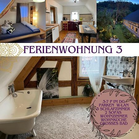 Ferieninrosengarten 1 Zi Appartement 190 Cm Deckenhoehe Oder Grosse 4 Zi Dg Whg Exterior photo